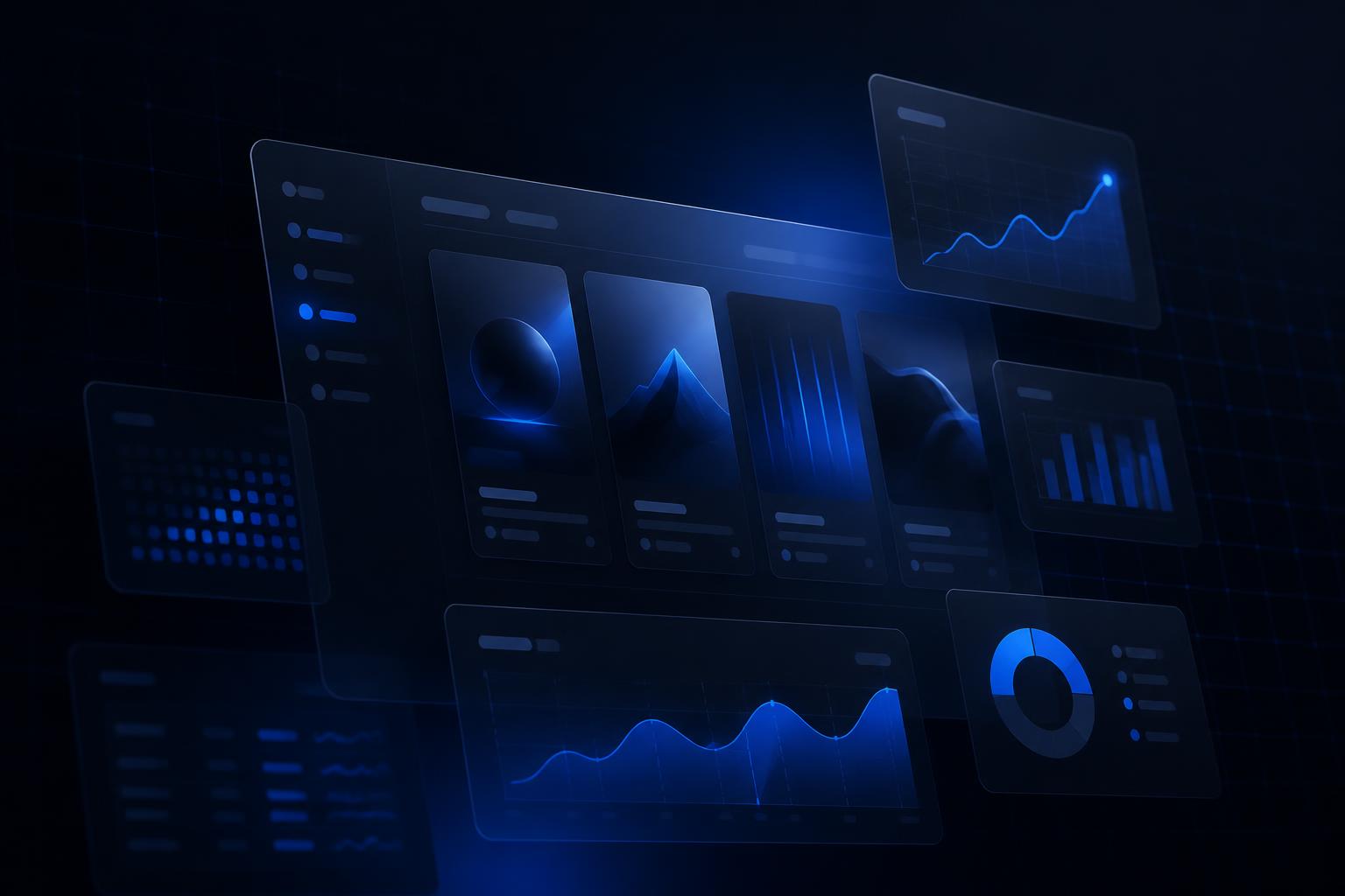 Aperçu du tableau de bord ProAds avec analyses publicitaires et créatifs tendance